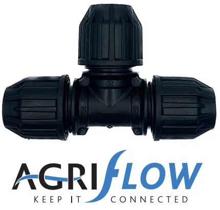 Agriflow 1" Heavy gauge Tee